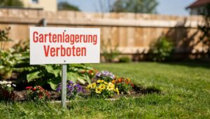 Gartenlagerung verboten: Dieser Gegenstand kostet bis 100.000 Euro Strafe