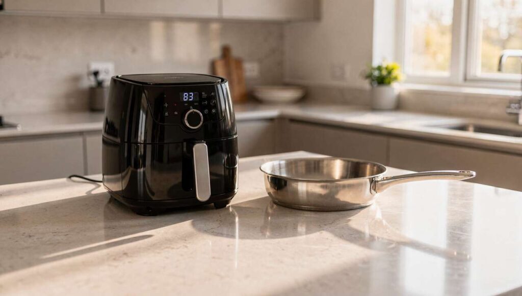 Luftfryer vs. Pfanne: Studie zeigt bis zu 100-mal weniger Luftverschmutzung bei einer der beiden Methoden